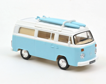 1:43 VW Combi T2b Camper Van 1973 Hellblau Jet-PKW (RE23)